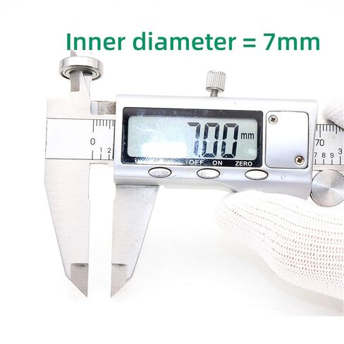 10 قطعة محمل 687 618/7 7x14x3.5 618/7ZZ محامل كروية ذات أخدود عميق، صف واحد صغير in Kuwait