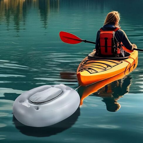 2 Pack Floating Coolers for River Inflatable Cooler 40 Qt - River Cooler Float with Lid Built in Four Cup Holder in Saudi Arabia