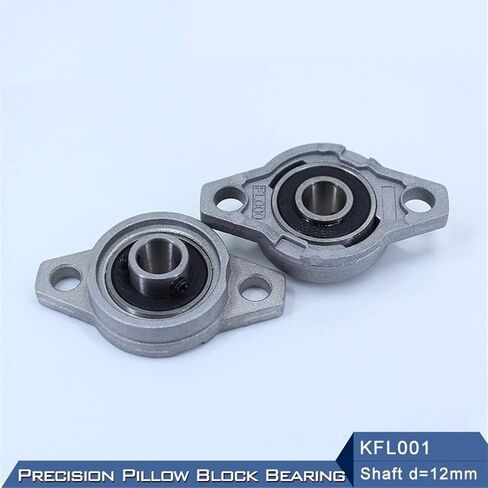 Bearing Housings KFL001 Mounted 12mm Shaft Diameter KFL Zinc Alloy Pillow Housing Block Flange Bearings FL001 in Saudi Arabia