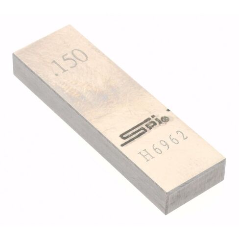 SPI Rectangle Steel Gage Block, 0.15 Inch, Grade AS-1, NIST Certified in Saudi Arabia