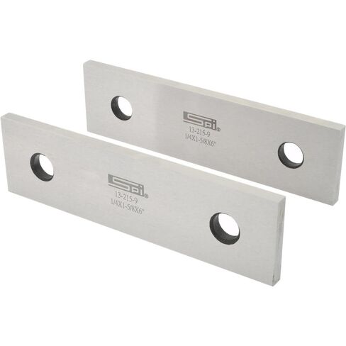 SPI Steel Parallel، 6 بوصة طول × 1-5/8 بوصة ارتفاع × 1/4 بوصة سمك، 0.0003 بوصة و0.002 بوصة، زوج متطابق in Saudi Arabia