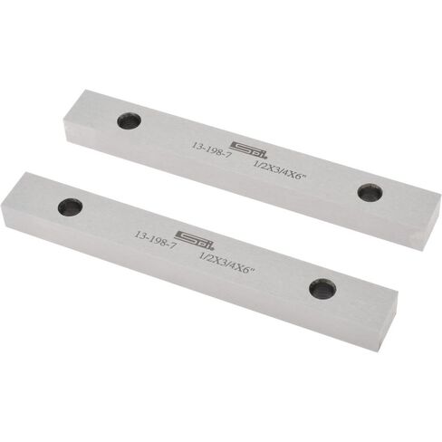 SPI Steel Parallel, 6" Long x 3/4" High x 1/2" Thick, 0.0003" & 0.002" Parallelism, Matched Pair in Saudi Arabia