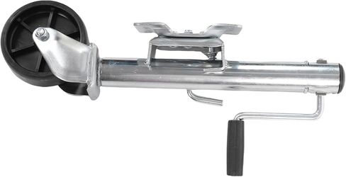 Fabater Swivel Boat Trailer Jack, Heavy Duty 1000 Lbs 360 Swivel Wheel Single Wheel Trailer Jack, Tongue with Ergonomic Handle Foldable Design for RV Boat Horse Utility in Saudi Arabia