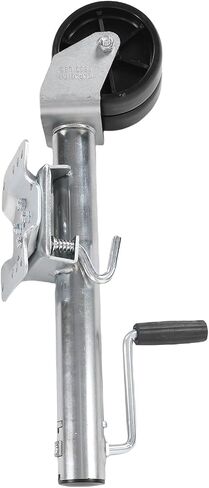 Fabater Trailer Jack, 1500 Lbs Capacity 10 Inch Lift Boat Trailer Jack, Swivel with Dual Wheels Ergonomic Handle for RVs Boats Horse Trailers Utility Trailers in Saudi Arabia
