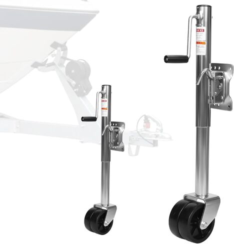 2000 Lbs Bolt-on Tongue Trailer Jacks 10 Inch Lift Marine Bolt-On Lift Roller Swivel Stand in Kuwait