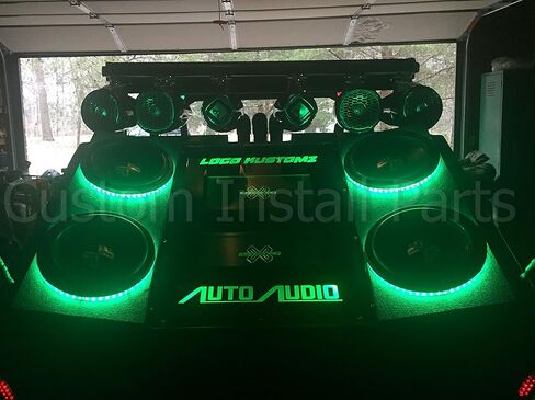 LED RGB Speaker Ring Adapter Wet Sounds XS-650 XS-65i SW-650 SW-65i RGB Set of 2 in Saudi Arabia
