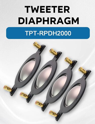 4PCS Replacement Diaphragm Fit for Timpano for Tempesta TPT-RPDH2000 TPT-DH2000 Horn Driver/MUSYSIC MU-D200/Audiopipe APHC-6256/ BLASTKING BDUM280B in Saudi Arabia
