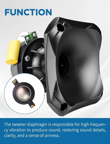 4PCS Replacement Diaphragm Fit for Timpano for Tempesta TPT-RPDH2000 TPT-DH2000 Horn Driver/MUSYSIC MU-D200/Audiopipe APHC-6256/ BLASTKING BDUM280B in Saudi Arabia