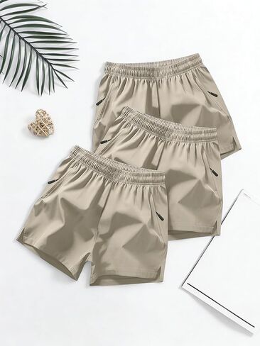 3PCS Boys Casual Athletic Shorts, Daily Wear Multi-Pack for Teen Boys in Saudi Arabia