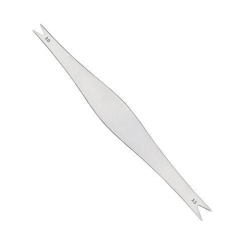 قلم فرجار ثابت من Stellmacher Ophthalmic Braunstein، أداة محاذاة من الفولاذ المقاوم للصدأ ذات طرفين 3.0 و3.5 مم، طول 7 سم، أداة تدريب دقيقة (براونستين) in Saudi Arabia