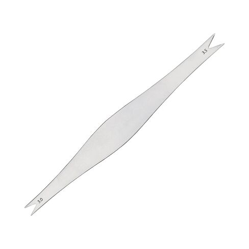 قلم فرجار ثابت من Stellmacher Ophthalmic Braunstein، أداة محاذاة من الفولاذ المقاوم للصدأ ذات طرفين 3.0 و3.5 مم، طول 7 سم، أداة تدريب دقيقة (براونستين) in Saudi Arabia