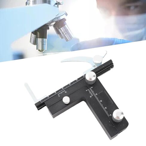 Microscope Movable Stage Caliper, Microscope Movable Caliper Ruler Accessory, Professional Mechanical X y Movable, Stereo Microscopes in Saudi Arabia