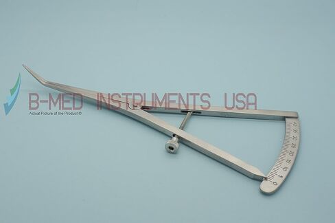 فرجار Castroviejo 0-40 مللي متر بزاوية طويلة 6.75 بوصة لرسم خرائط العظام أدوات طب الأسنان in Kuwait