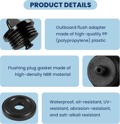 Zookpr 1791393J00 Water Flush Plug for Suzuki 4 Stroke 150 175 200 225 250 300 HP Outboards Engines Boat Engine Plug for Suzuki Outboard Water Engine 17913-93J00 in Kuwait