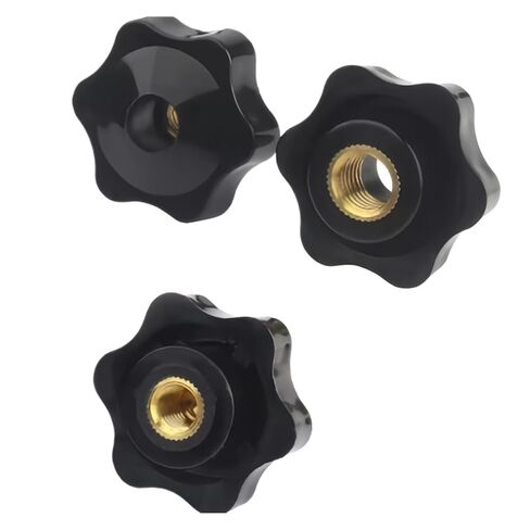 Plum Blossom Handle Nuts 8 Pcs Thumb Nut Plastic Handle for Industrial Machinery in Saudi Arabia