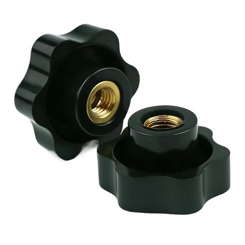 Plum Blossom Handle Nuts 8 Pcs Thumb Nut Plastic Handle for Industrial Machinery in Saudi Arabia