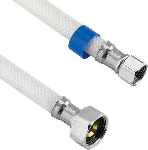 LASCO 10-2113 ضغط أنثى 3/8 بوصة بواسطة أنبوب حديد أنثى 1/2 بوصة بواسطة إمداد مياه من الفينيل المضفر المرن مقاس 12 بوصة in Saudi Arabia