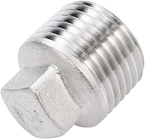تركيب أنابيب من الفولاذ المقاوم للصدأ 304، قابس محفور برأس مربع، ذكر NPT 1-1/4 بوصة (عبوة من قطعة واحدة) in Saudi Arabia