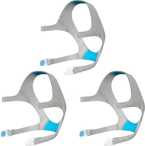 استبدال حزام الرأس لقناع الأنف ResMed AirFit/AirTouch N20 CPAP مع مشابك مغناطيسية - كبير - عبوة واحدة in Kuwait