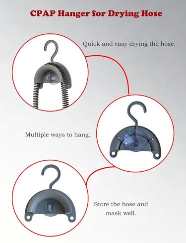 مجموعة تنظيف CPAP للخرطوم والقناع، منظف لوازم آلة Cpap يتضمن فرشاة تنظيف الأنبوب والقناع، حوض غسيل قابل للطي، شماعة تجفيف خرطوم - متوافقة مع أنابيب 22 مم و15 مم in Kuwait