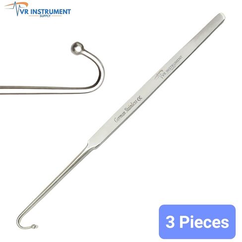 Spay Snook Hook 6.5" Veterinary Surgical Instruments Stainless Steel 3 Pieces in Kuwait