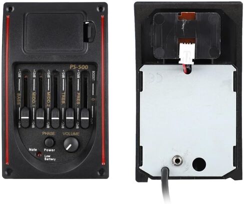 EQ PS-500 5 Band Equalizer Acoustic Guitar Pickup,Guitar Preamp,5 Band Electric Digital Equalizer Pickup with Digital Equalizer, Preamp & LCD Tuner in Kuwait