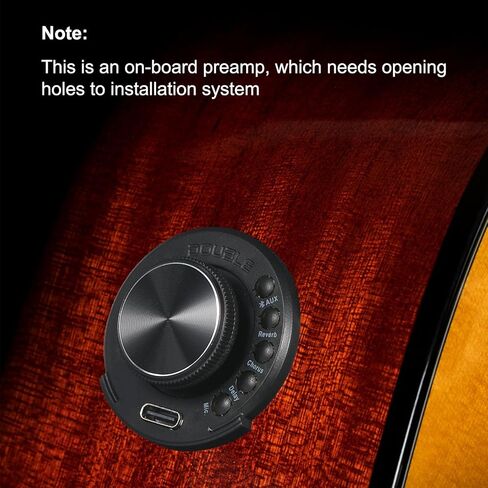 Irfora OS1 Resonance Pickup On-Board Preamp SFT Same Frequency Trans Guitar Preamplifier System with Reverb Chorus Delay Reable Li-ion Battery (Need Opening Holes to Install) in Saudi Arabia