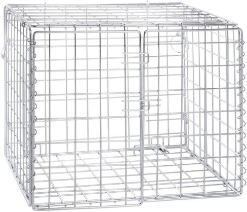 HUBERT Lockable Security Cage Chrome Wire - 18" L x 24" W x 15" H in Saudi Arabia