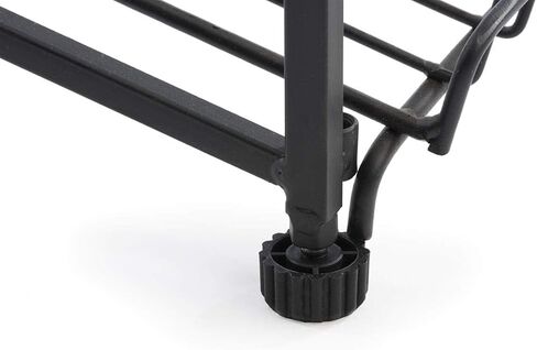Displays2go Countertop Wire Rack, Three Open Shelves Black (WCR3SBK) in Kuwait