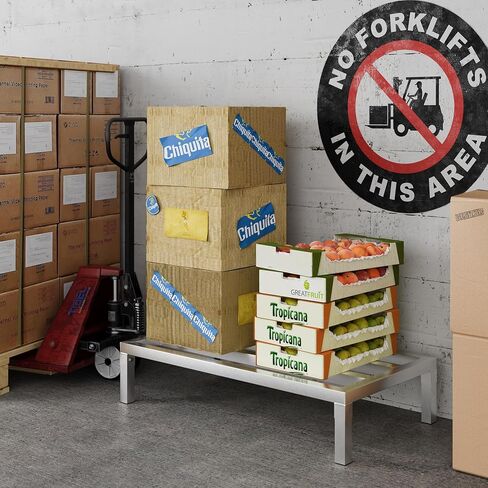 36" x 24" | 8" Off The Floor Aluminum Dunnage Rack | 900 Lbs Capacity in Kuwait