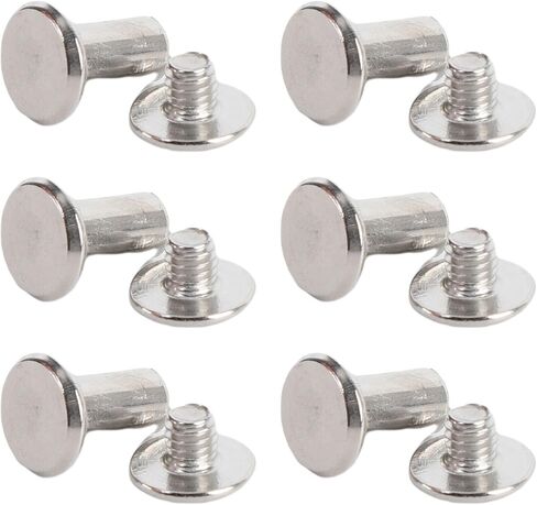 SUNGOOYUE 50 Sets Stainless Steel Flat Head Rivet and Stud Set, Convenient Binding Fasteners for Clothing and Crafts in Saudi Arabia