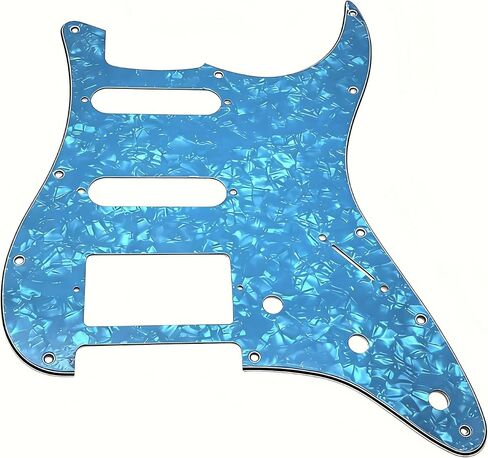 جيتار كهربائي قياسي ستراتوكاستر SSH Pickguard Start Pick Guard لوحة خدش للحاجز الولايات المتحدة الأمريكية / الطراز المكسيكي نمط 11 فتحة (أسود 3 طبقات) in Saudi Arabia