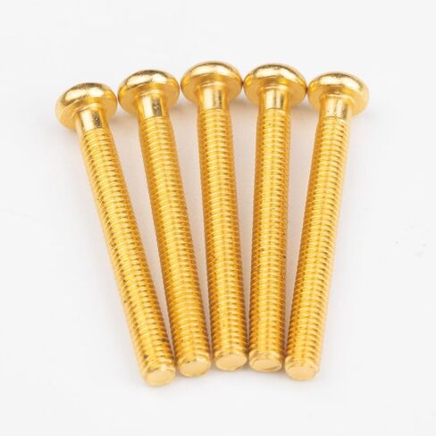 5PCS Guitar Pickup Adjustment Screws with Springs M3×27mm for Import Electric Guitar (Gold) in Saudi Arabia