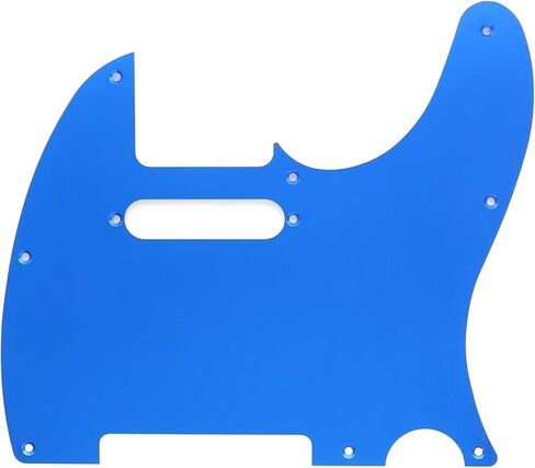 8 فتحات معدنية بأكسيد الألومنيوم TL Pick Guard لوحة خدش للتلفزيون - تناسب الولايات المتحدة الأمريكية/المكسيك Tele Style لوحة خدش متينة للجيتار الكهربائي (أسود) in Saudi Arabia