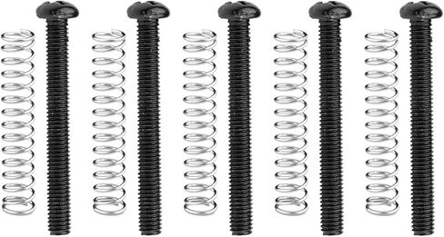 5PCS Guitar Pickup Adjustment Screws with Springs M3×27mm for Import Electric Guitar (Gold) in Saudi Arabia