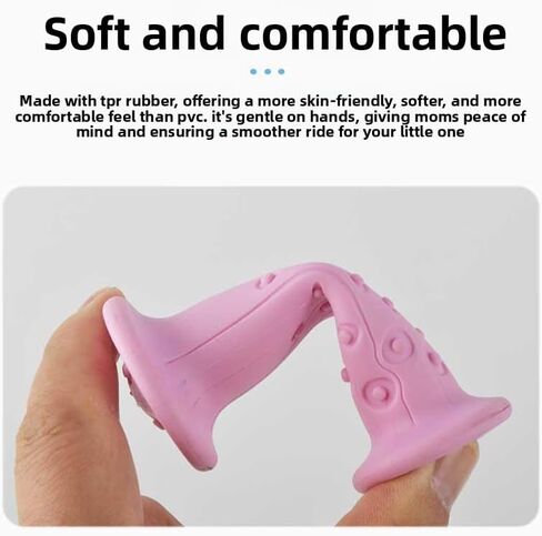 Non-Slip Rubber Bicycle Handlebar Grips, 19mm Round Rod Universal Replacement for Mountain Bike, Foldable Bike, Scooter & Tricycle, G133 Pink Pair in Saudi Arabia