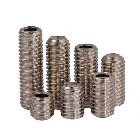 10 قطعة M6x10mm نكش مسامير 304 A2 الفولاذ المقاوم للصدأ كأس نقطة ألين مجموعة مقابس مسامير (M6x10 مم-10 قطعة) in Kuwait