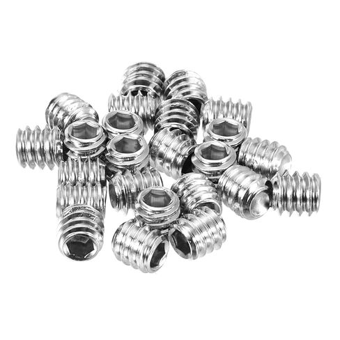25 قطعة برغي مقبس سداسي، 1/4-20x1/4 304 مجموعة مقابس رأس من الفولاذ المقاوم للصدأ براغي مسمار مسطح لمقابض الأبواب، إصلاح تركيبات الإضاءة in Saudi Arabia