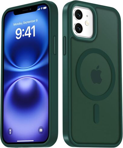 Latvin for iPhone 14 Case & iPhone 13 Case ، مع حامي شاشة واحد ، غطاء الهاتف المغناطيسي غير اللامع [دعم Magsafe] in Saudi Arabia