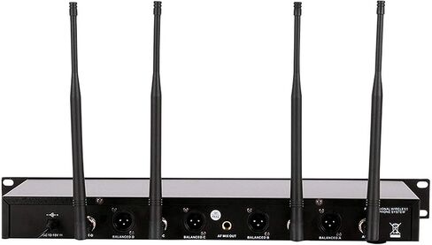 adj American Audio WM-419: Wm-419, 4 Channel Uhf Handheld Wireless Mic,Black in Saudi Arabia