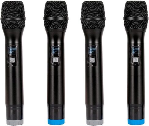 adj American Audio WM-419: Wm-419, 4 Channel Uhf Handheld Wireless Mic,Black in Saudi Arabia