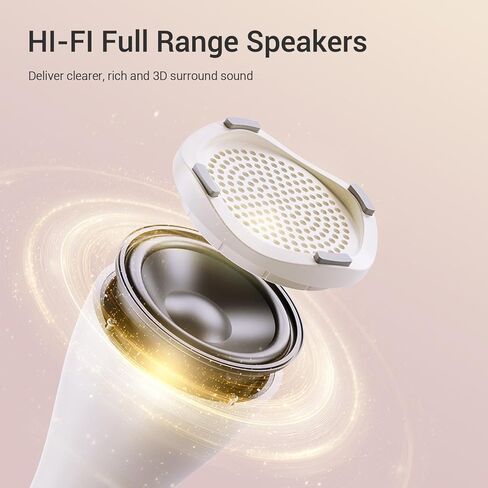 TAKSTAR 15W Bluetooth Microphone with Speaker, DA10 II Wireless Handheld Mic with LED Display, 4 Modes, Noise Canceling, Portable PA System for Teaching Singing Speaking Karaoke Wedding in Kuwait