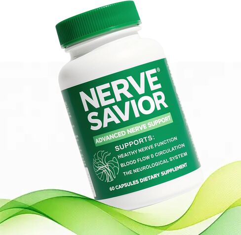 Advanced Nerve Support with B Vitamins & Herbal Extracts - 60 Capsules in Saudi Arabia
