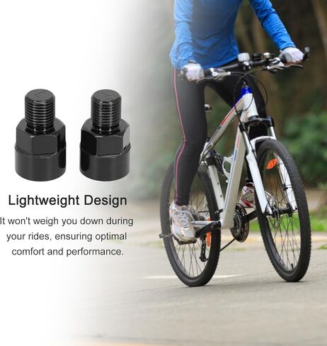 Bike Pedal Adapter, Pedal Adapter 9/16" To 1/2", 1/2" and 9/16" Adapters, Aluminum Alloy Bicycle Pedal Adapter Fits 9/16 Inch(14mm) Pedals, Fits 1/2 Inch(12mm) Cranks in Saudi Arabia