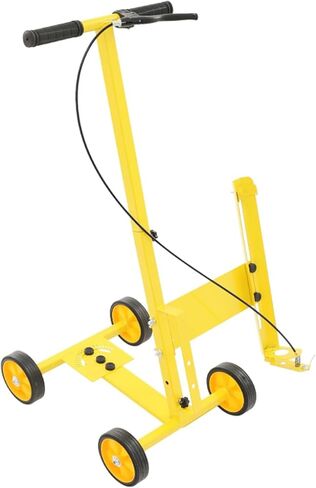 Line Striping Machines, Striping Line Marking Walk Behind Paint, Adjustable Line Width, with Wheel, for School Stadium Driveway Playgrounds in Saudi Arabia