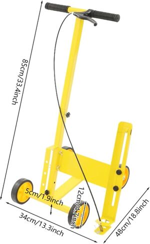 Line Striping Machines, Striping Line Marking Walk Behind Paint, Adjustable Line Width, with Wheel, for School Stadium Driveway Playgrounds in Saudi Arabia