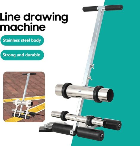 آلة شريط لالابو كورت لاين، آلة شريط ساحة انتظار السيارات، أداة وضع شريط طلاء أرضية ملعب كرة السلة، للممر، الملعب، تحذير الطريق in Kuwait