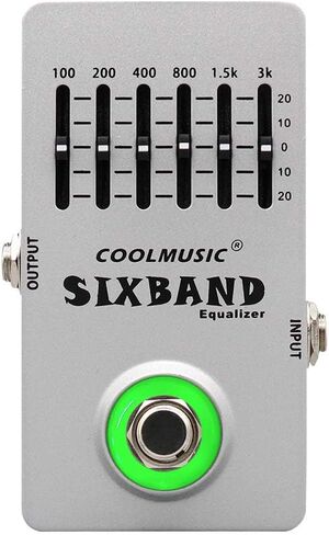 Coolmusic C-EQ01 Equalizer Pedal Guitar Pedal Effects Bass Pedal Acostic Guitar Pedal in Kuwait