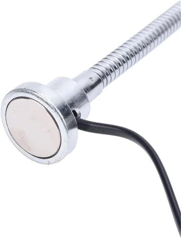 LED آلة ضوء 30 سنتيمتر مرنة معقوفة قاعدة مغناطيسية ضوء العمل لمخرطة منضدة ورشة عمل الإضاءة الصناعية in Kuwait