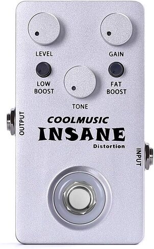 COOLMUSIC C-DI01 Insane Distortion Guitar Bass Distortion Pedal in Kuwait